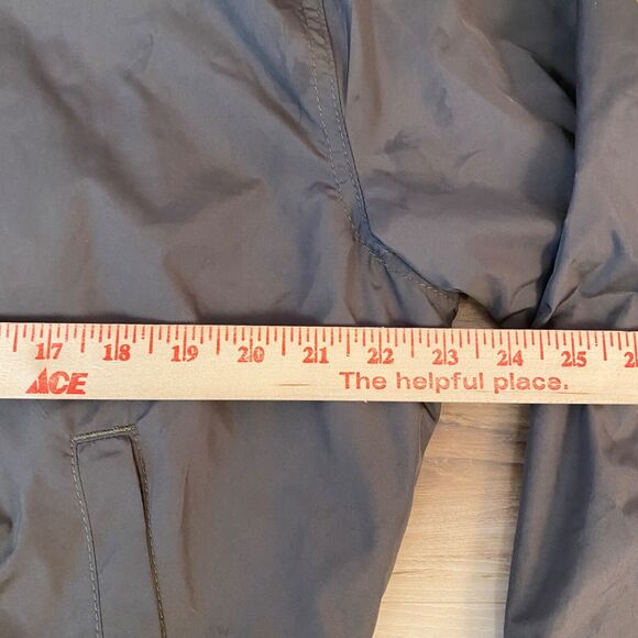 Topman Jacket Mens XS Olive Green Full Zip Windbreaker Performance Elastic Waist - Picture 8 of 10